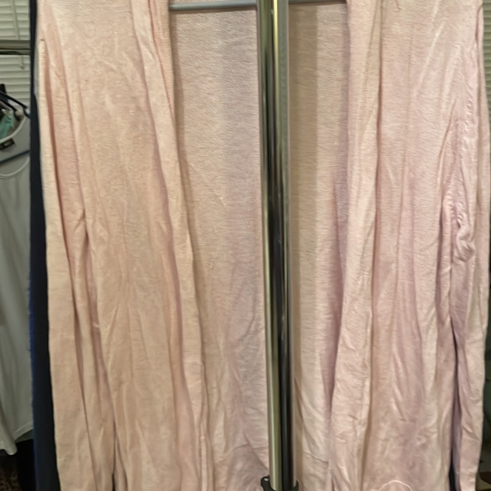 Never Worn baby pink cardigan